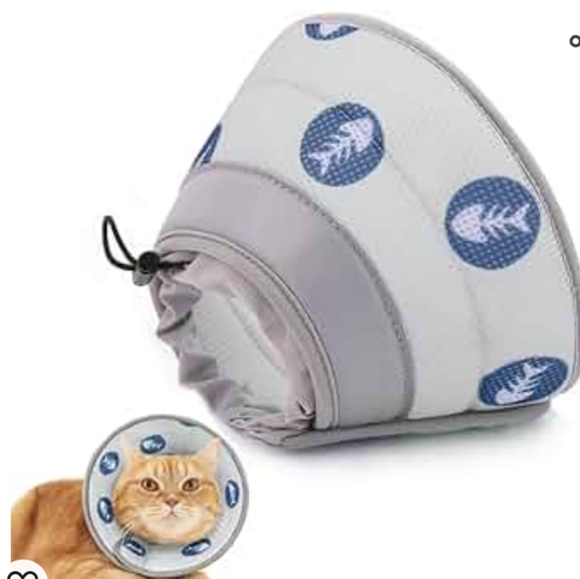 Supet Cat Collar, Adjustable Cat Collar, Recovery Collar, Soft Collar Cone Small - Picture 1 of 4